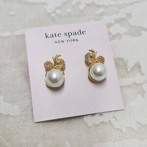 Kate Spade Dazzling Dragon Gold Stud Earrings